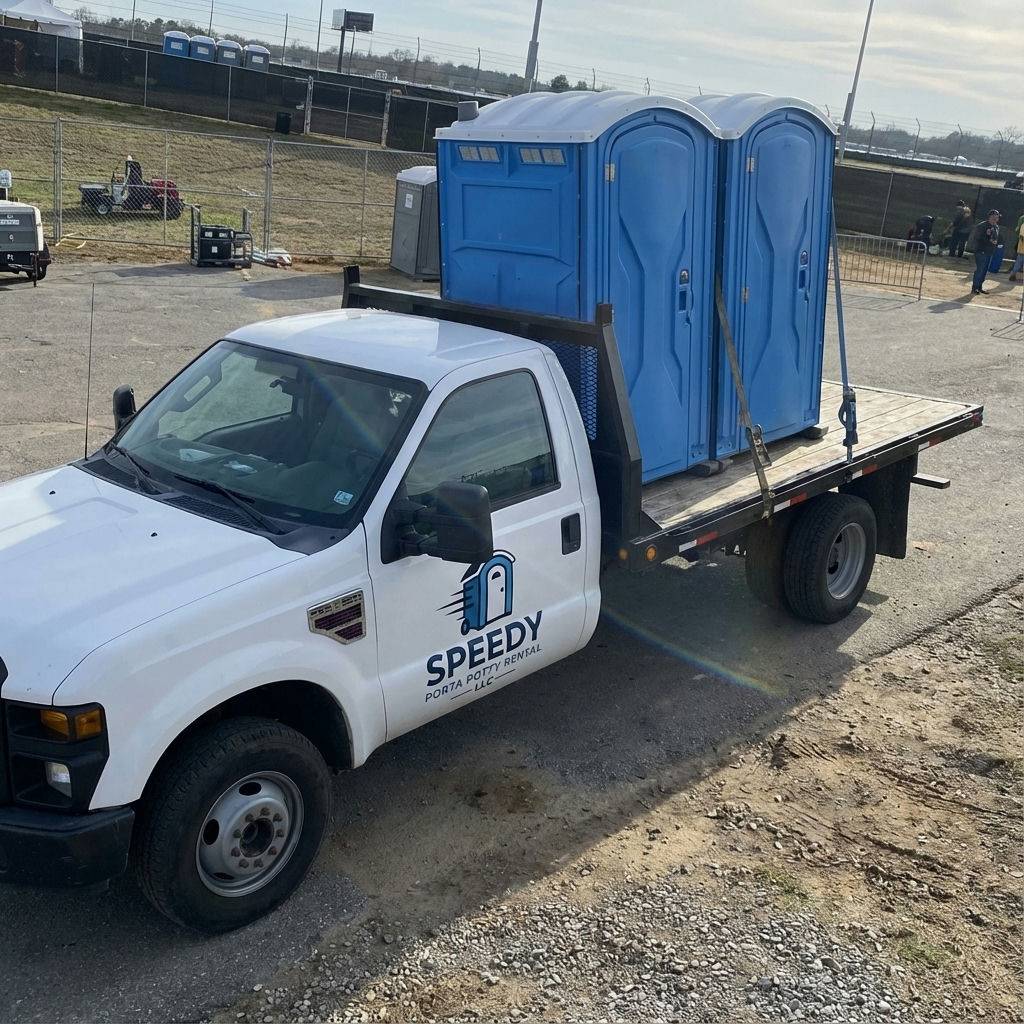 Porta Potty Delivery Truck San Antonio
